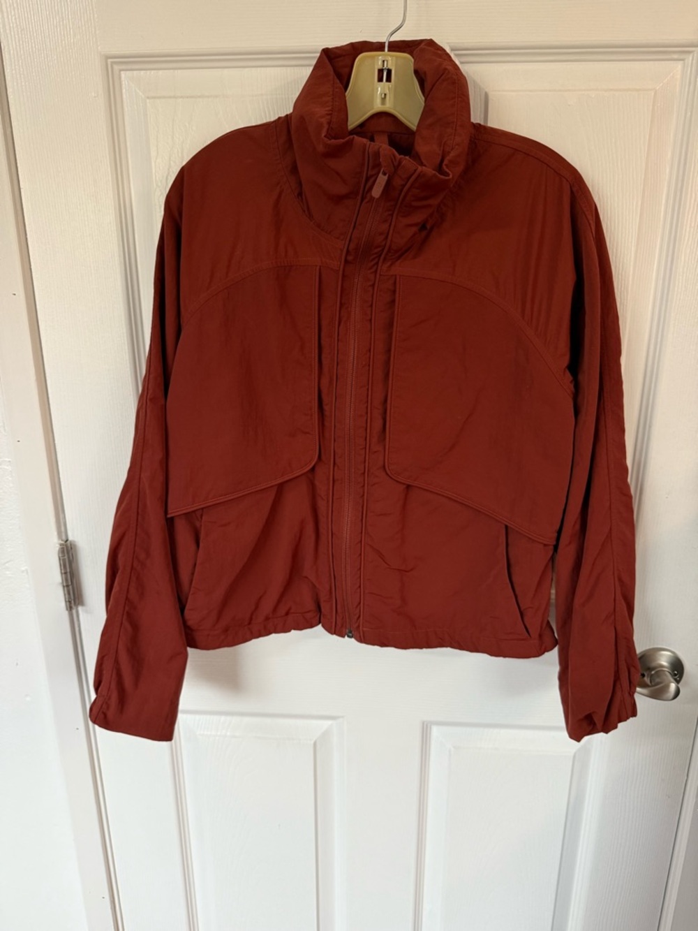 lululemon athletica Dark terracotta Zip Front Bomber Jacket